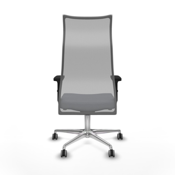 Albacete malla sincro malla gris bali gris brazos 2D base aluminio ruedas 65mm engomadas