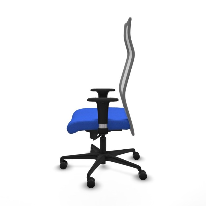 Albacete malla sincro malla gris bali azul brazos 1D base nailon ruedas 65 mm nailon