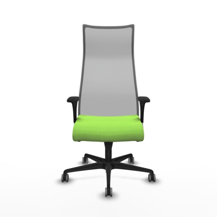 Albacete malla sincro malla gris bali pistacho brazos 1D base nailon ruedas 65mm engomadas