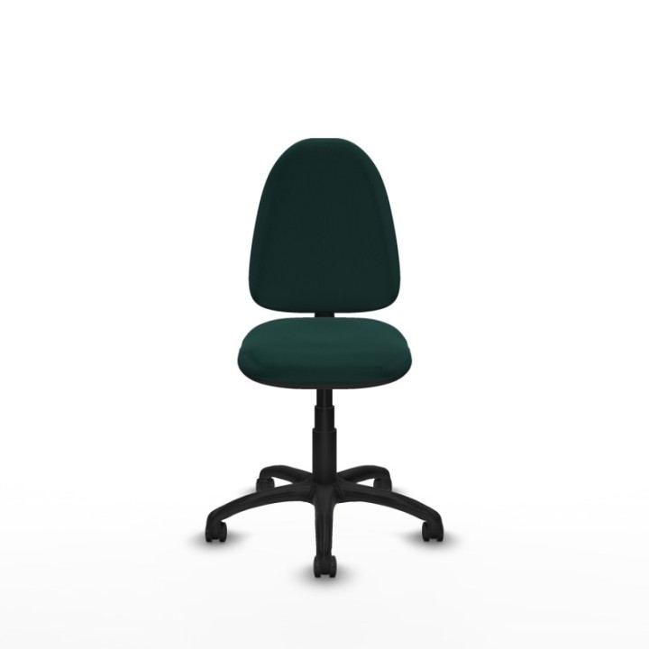 Aýna CP similpiel verde botella sin brazos base poliamida ruedas engomadas 50mm