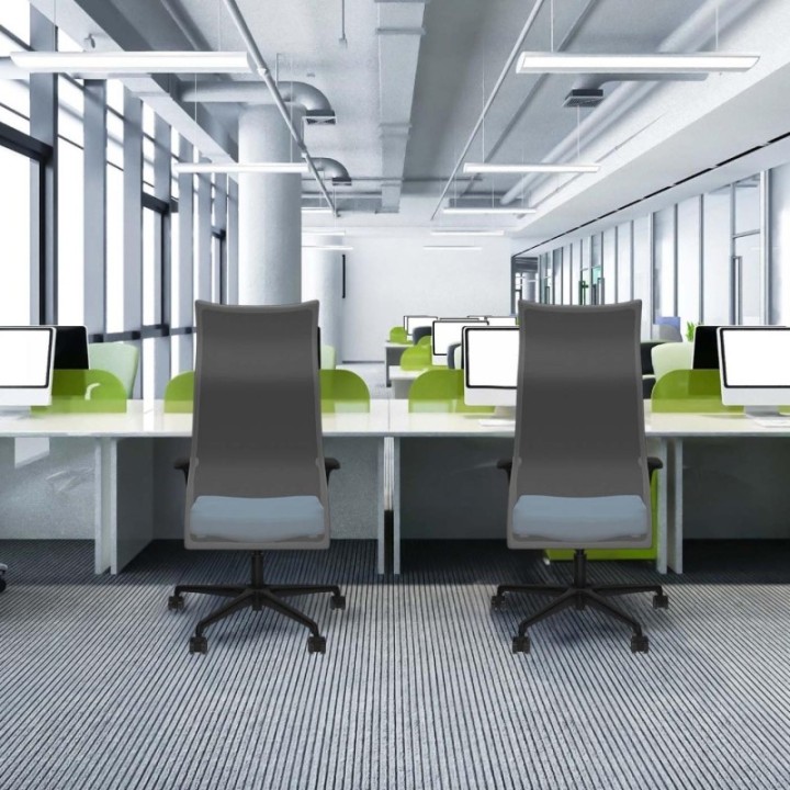 Albacete malla sincro malla gris bali marrón brazos 1D base nailon ruedas 65 mm nailon