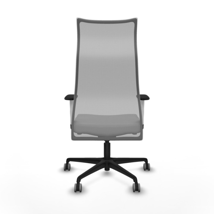 Albacete malla sincro malla gris bali gris claro brazos blancos base nailon ruedas 65mm engomadas