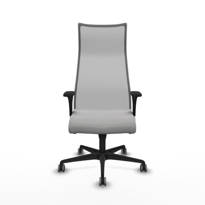 Albacete malla sincro malla gris bali gris claro brazos 1D base nailon ruedas 65mm engomadas