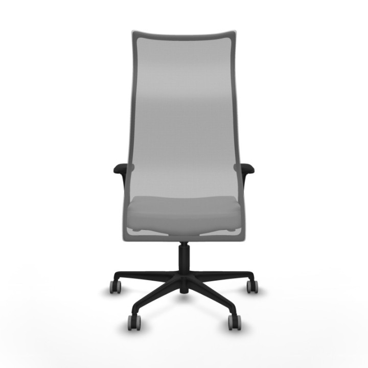 Albacete malla sincro malla gris bali gris claro brazos 1D base nailon ruedas 65mm engomadas