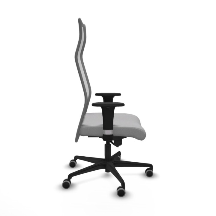 Albacete malla sincro malla gris bali gris claro brazos 1D base nailon ruedas 65mm engomadas