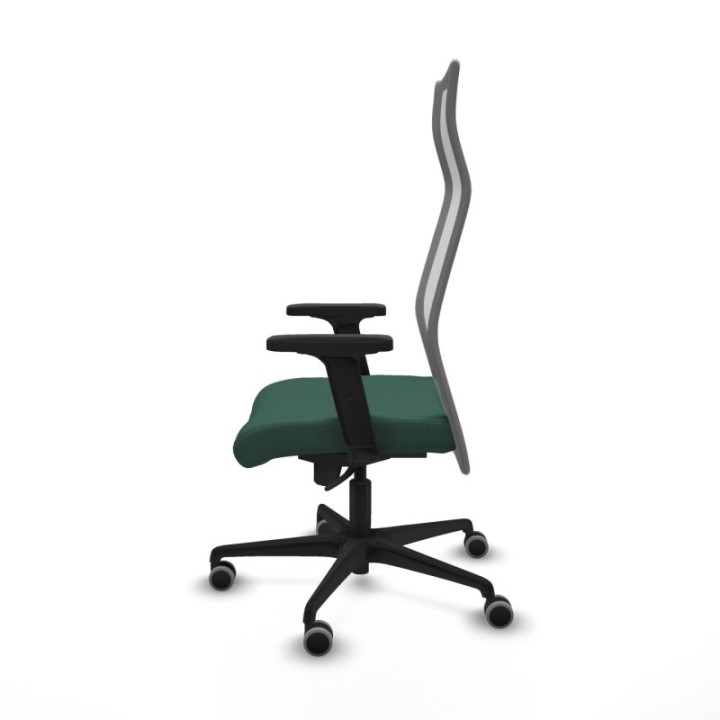 Albacete malla sincro malla gris bali verde botella brazos 2D base nailon ruedas 65mm engomadas