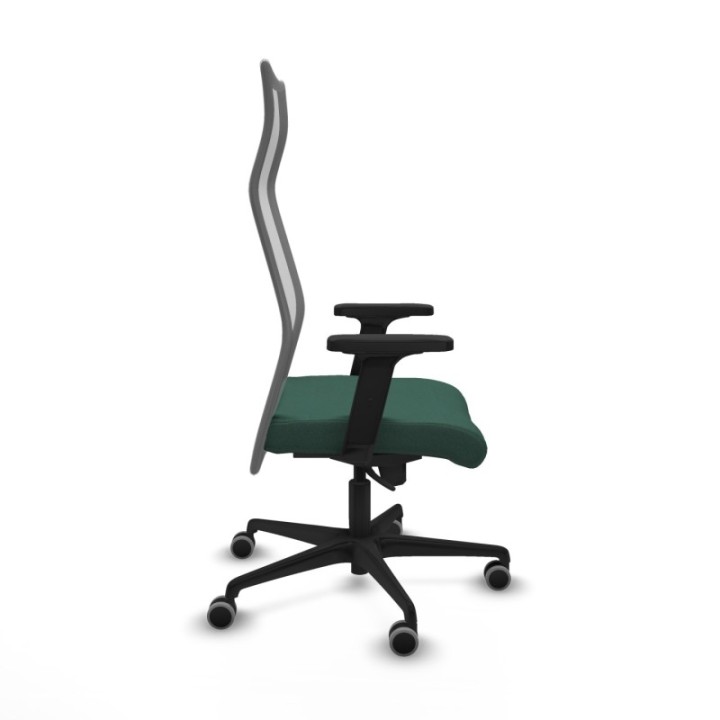 Albacete malla sincro malla gris bali verde botella brazos 2D base nailon ruedas 65mm engomadas