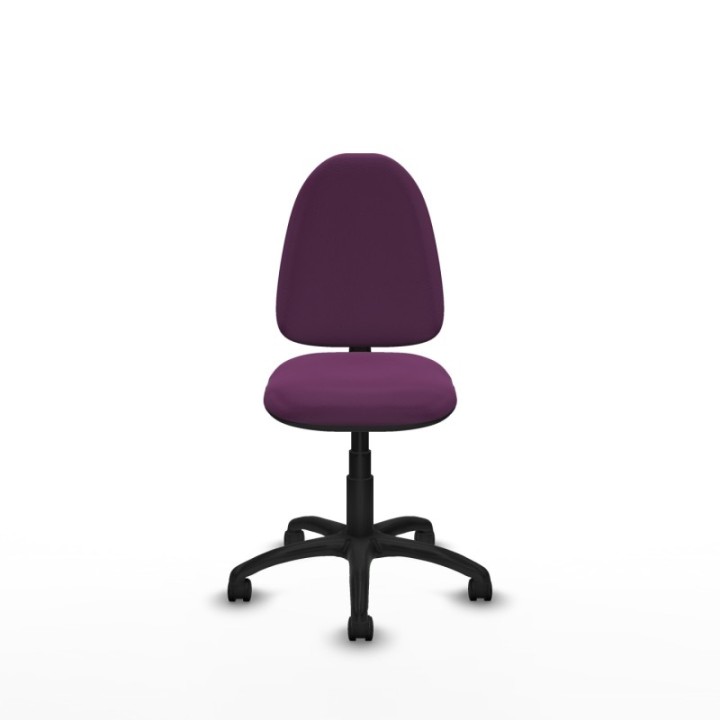 Aýna CP similpiel morado sin brazos base poliamida ruedas nailon 50mm