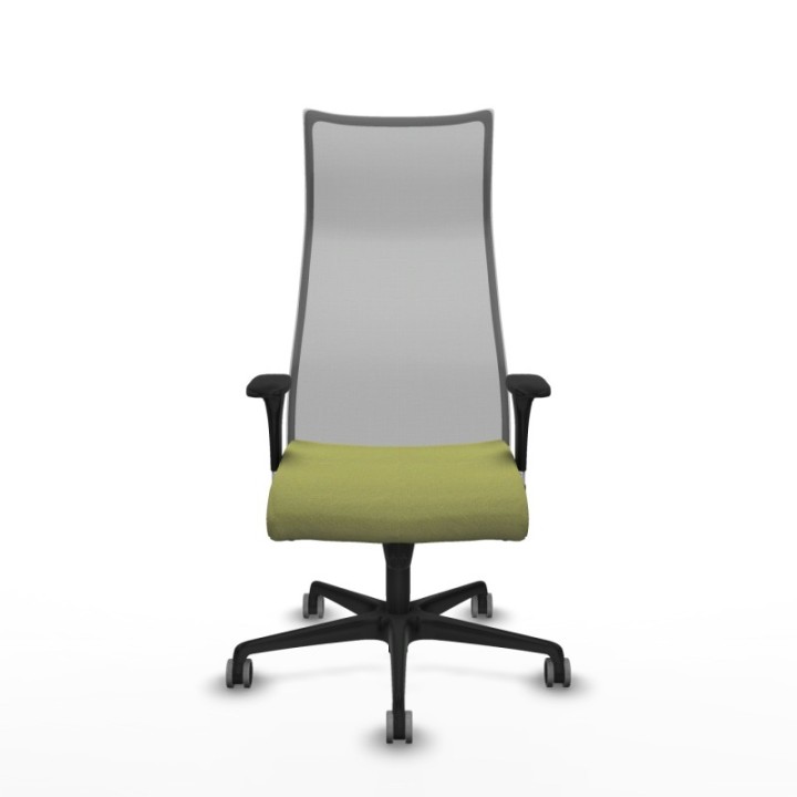 Albacete malla sincro malla gris bali verde oliva brazos 1D base nailon ruedas 65mm engomadas