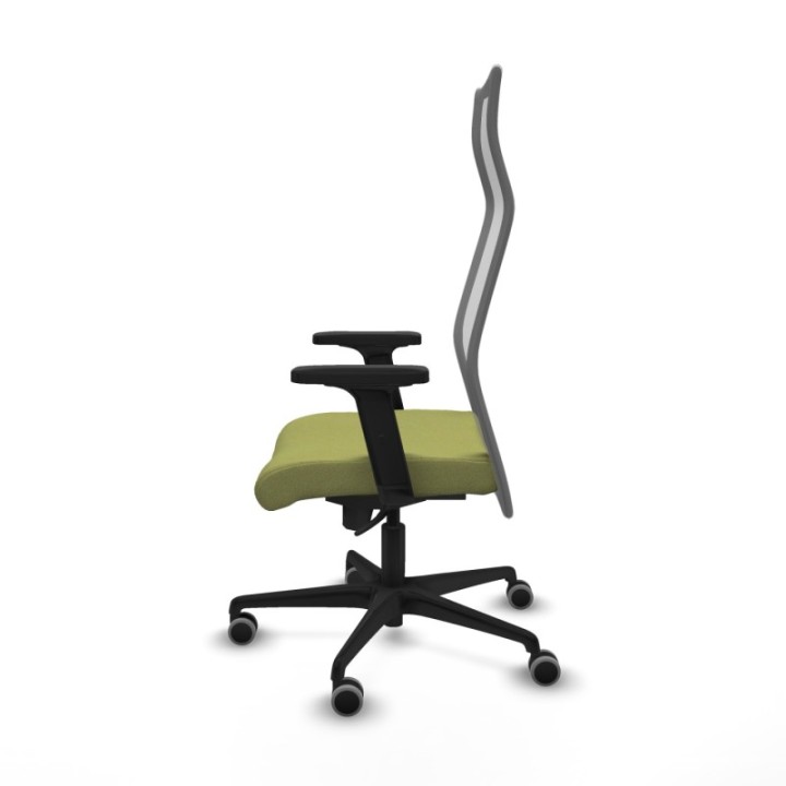 Albacete malla sincro malla gris bali verde oliva brazos 2D base nailon ruedas 65mm engomadas