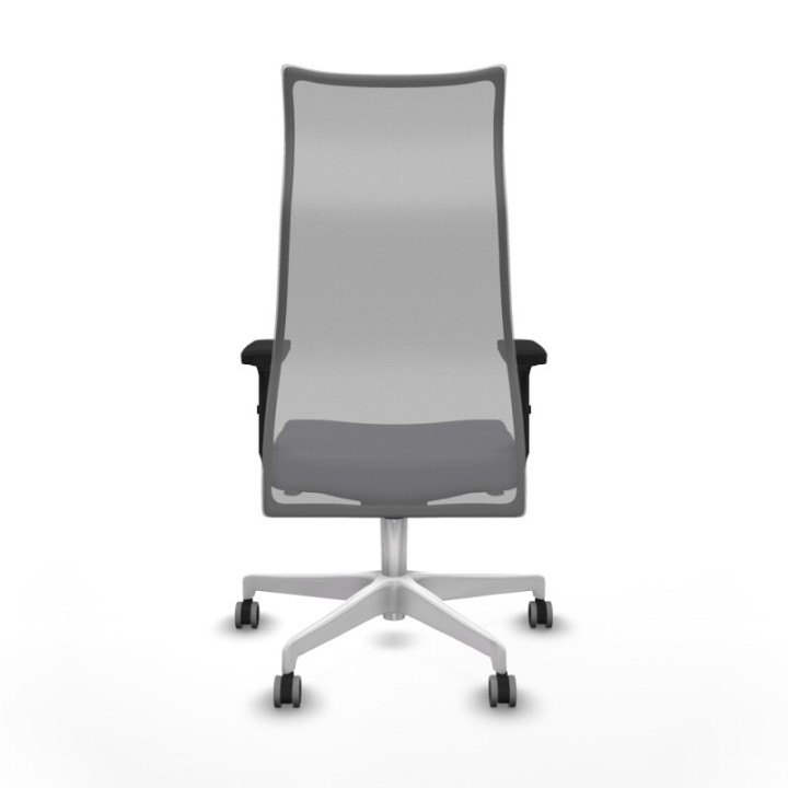 Albacete malla sincro malla gris bali gris oscuro brazos 2D base blanca ruedas 65mm engomadas