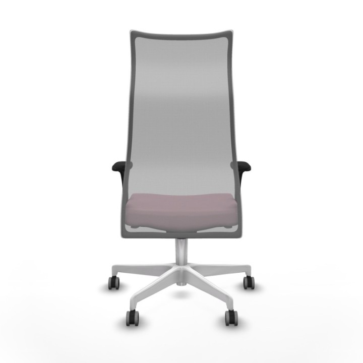 Albacete malla sincro malla gris bali rosa brazos 1D base blanca ruedas 65mm engomadas