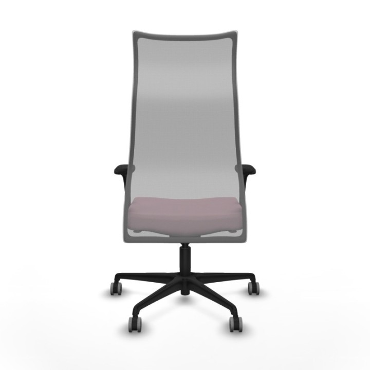 Albacete malla sincro malla gris bali rosa brazos 1D base nailon ruedas 65mm engomadas