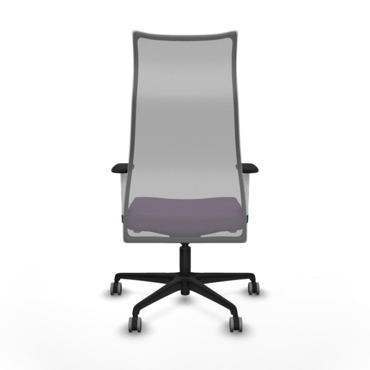 Albacete malla sincro malla gris bali morado brazos blancos base nailon ruedas 65mm engomadas