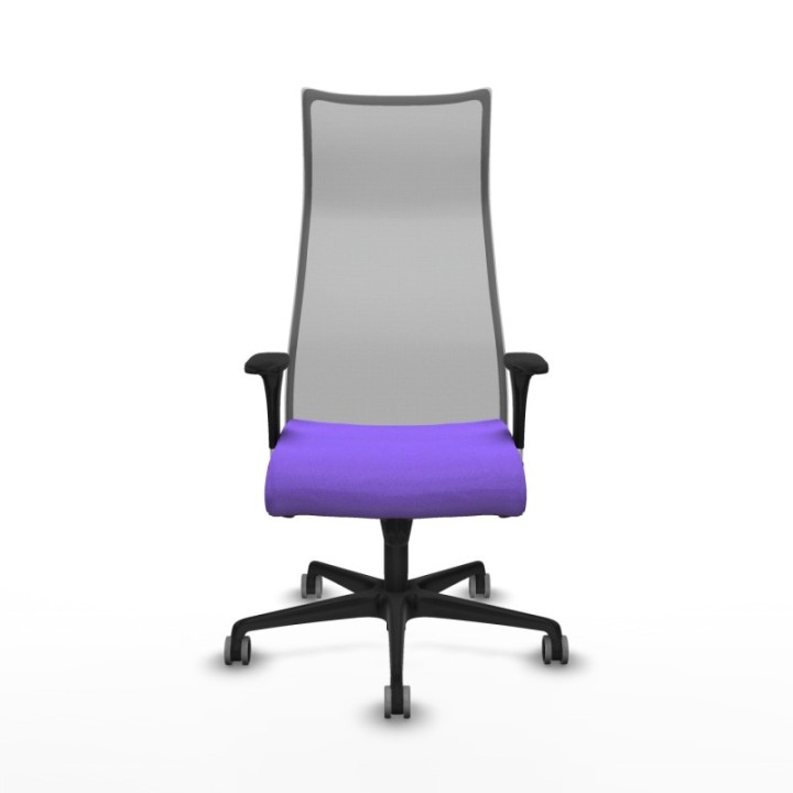 Albacete malla sincro malla gris bali lila brazos 1D base nailon ruedas 65mm engomadas