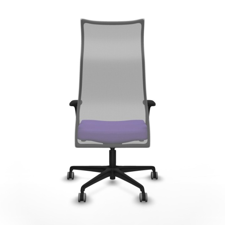 Albacete malla sincro malla gris bali lila brazos 1D base nailon ruedas 65mm engomadas