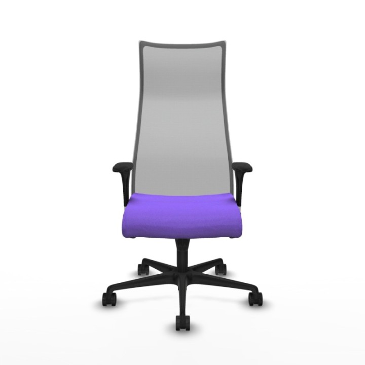 Albacete malla sincro malla gris bali lila brazos 1D base nailon ruedas 65 mm nailon