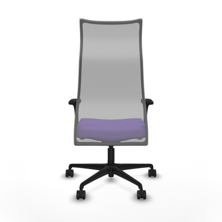 Albacete malla sincro malla gris bali lila brazos 1D base nailon ruedas 65 mm nailon