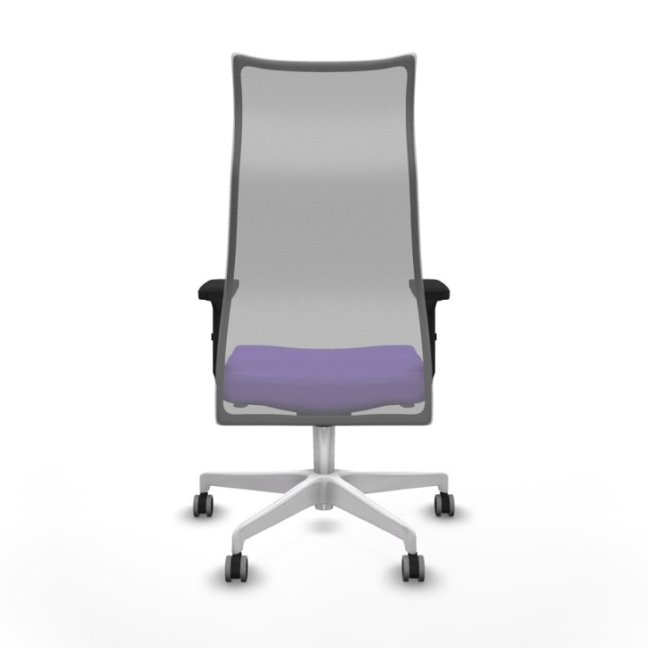 Albacete malla sincro malla gris bali lila brazos 2D base blanca ruedas 65mm engomadas