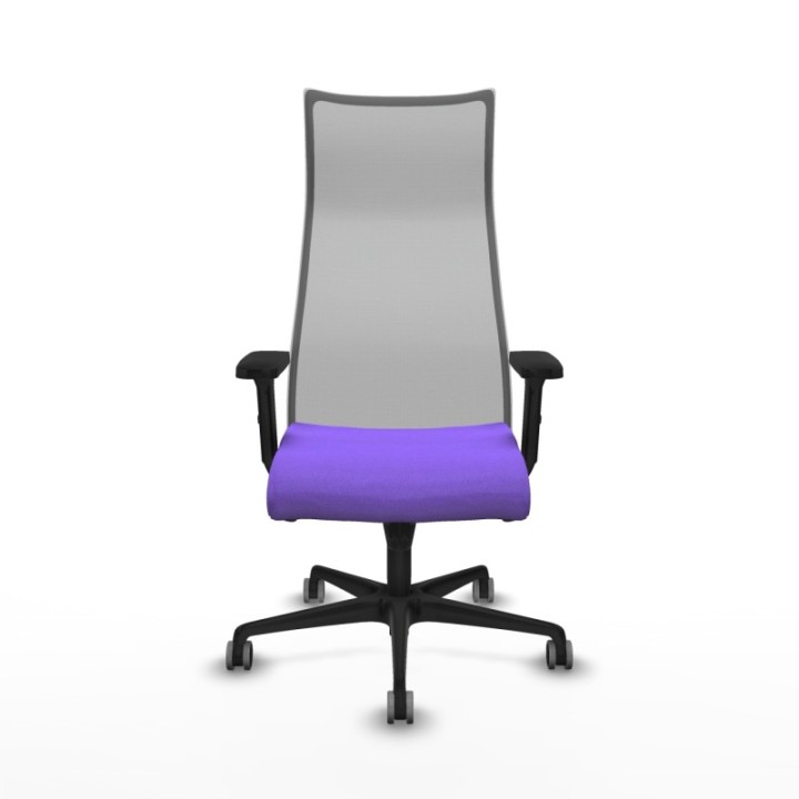 Albacete malla sincro malla gris bali lila brazos 2D base nailon ruedas 65mm engomadas