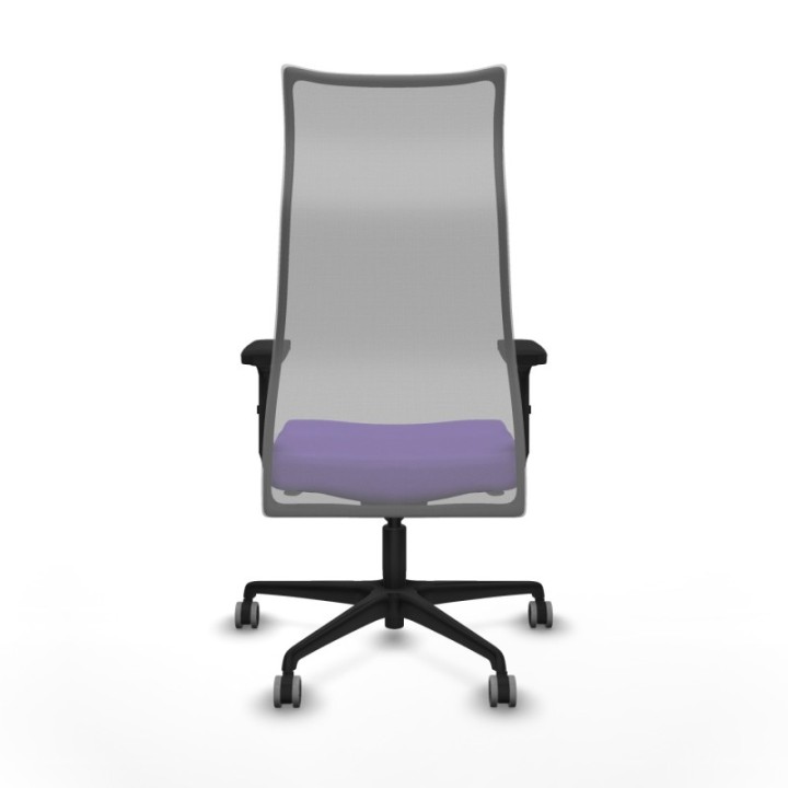 Albacete malla sincro malla gris bali lila brazos 2D base nailon ruedas 65mm engomadas