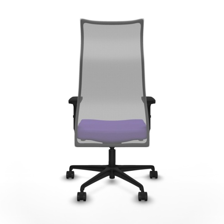 Albacete malla sincro malla gris bali lila brazos 2D base nailon ruedas 65 mm nailon