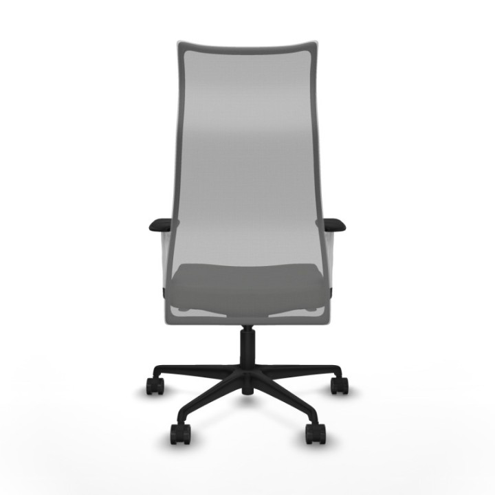 Albacete malla sincro malla gris bali negro brazos blancos base nailon ruedas 65 mm nailon