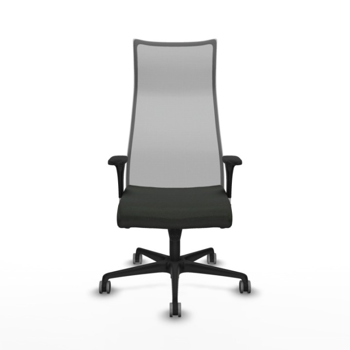 Albacete malla sincro malla gris bali negro brazos 1D base nailon ruedas 65mm engomadas