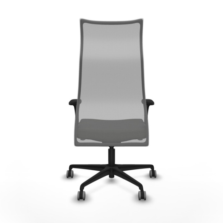 Albacete malla sincro malla gris bali negro brazos 1D base nailon ruedas 65mm engomadas