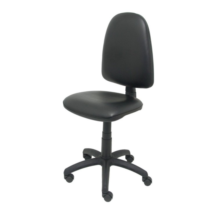 Silla Aýna similpiel negro