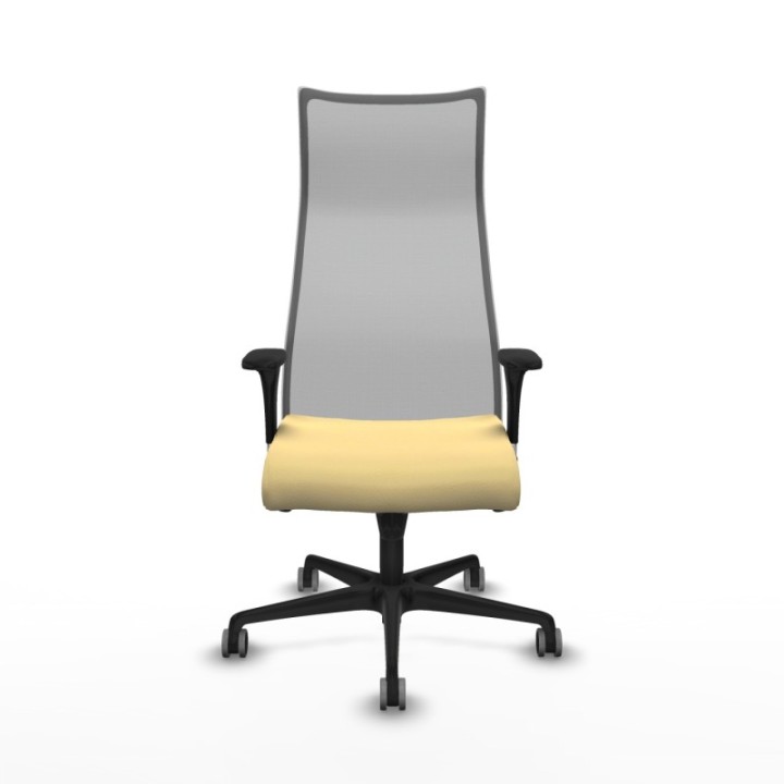 Albacete malla sincro malla gris similpiel crema brazos 1D base nailon ruedas 65mm engomadas