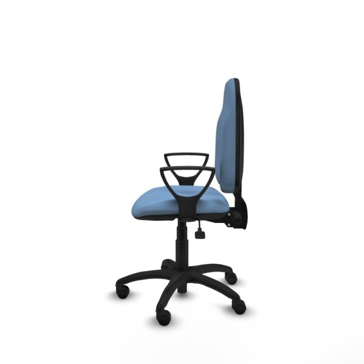 Algarra AS bali azul cielo brazos fijos base poliamida ruedas nailon 50mm