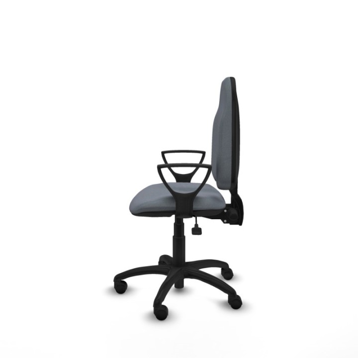 Algarra AS bali gris brazos fijos base poliamida ruedas nailon 50mm