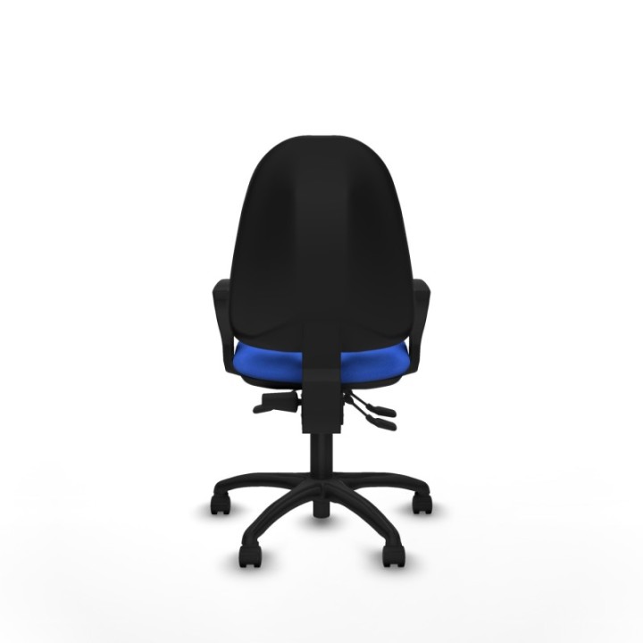 Algarra AS bali azul brazos fijos base poliamida ruedas nailon 50mm