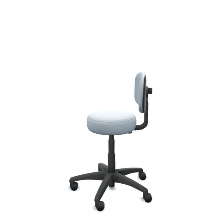 Silla Llanos contaco lama bali blanco ruedas nailon 50.