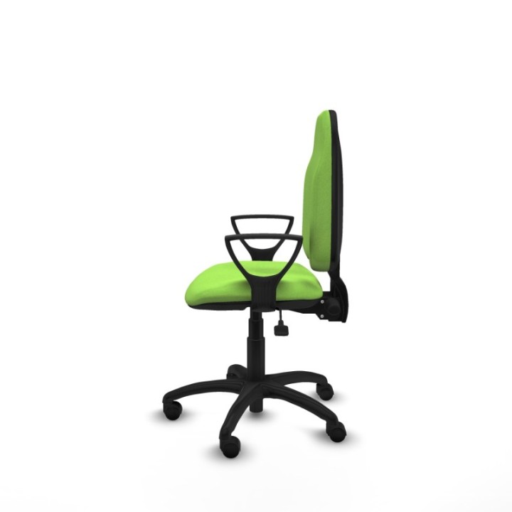 Algarra AS bali pistacho brazos fijos base poliamida ruedas nailon 50mm