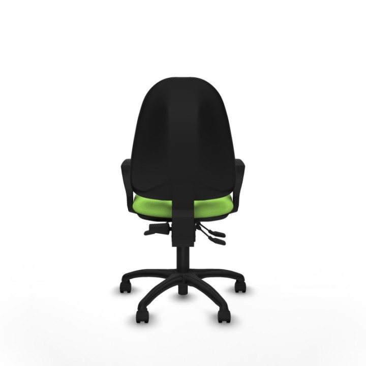 Algarra AS bali pistacho brazos fijos base poliamida ruedas nailon 50mm