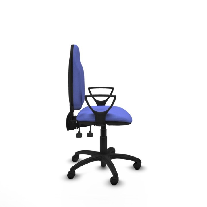 Algarra AS bali azul claro brazos fijos base poliamida ruedas nailon 50mm