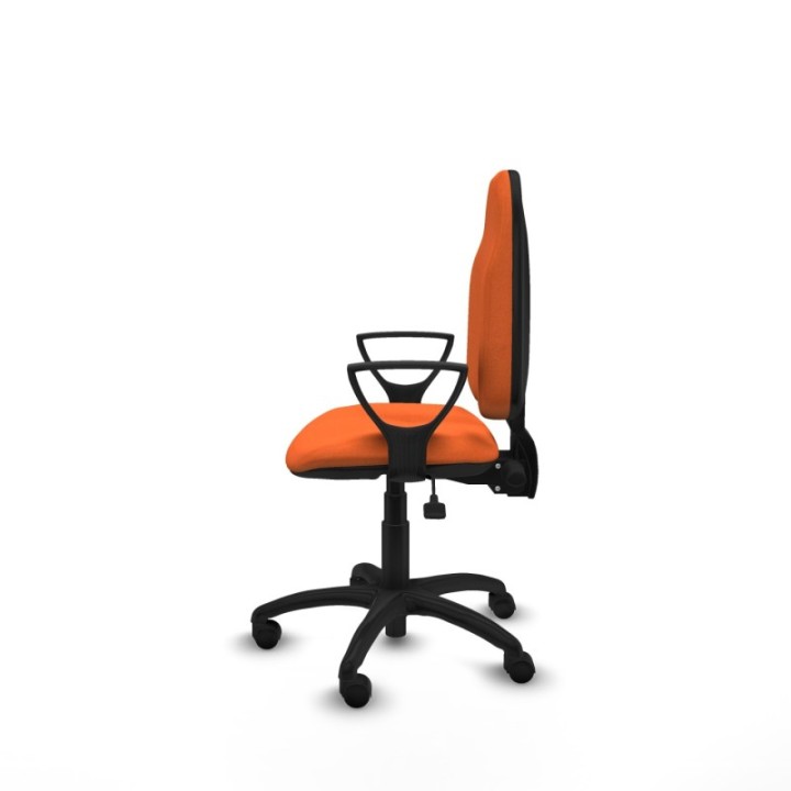 Algarra AS bali naranja brazos fijos base poliamida ruedas nailon 50mm