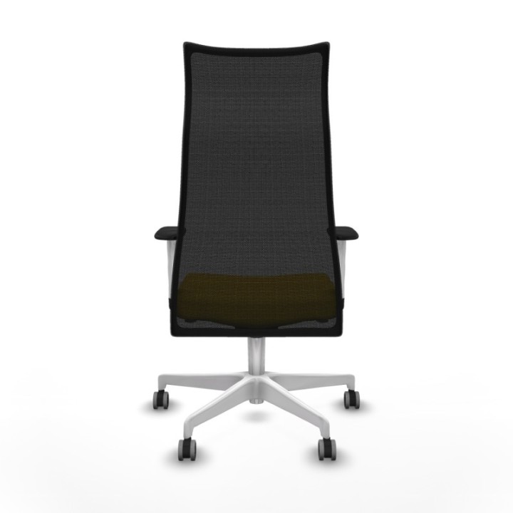 Albacete malla sincro malla negra bali amarillo brazos blancos base blanca ruedas 65mm engomadas