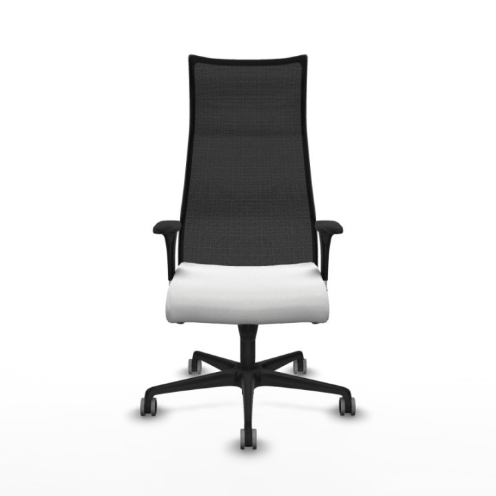 Albacete malla sincro malla negra bali blanco brazos 1D base nailon ruedas 65mm engomadas