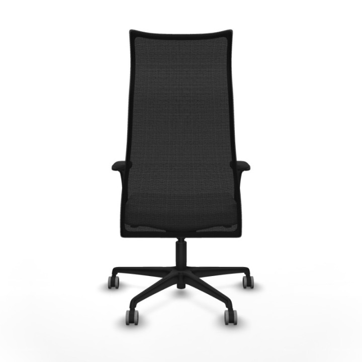 Albacete malla sincro malla negra bali blanco brazos 1D base nailon ruedas 65mm engomadas