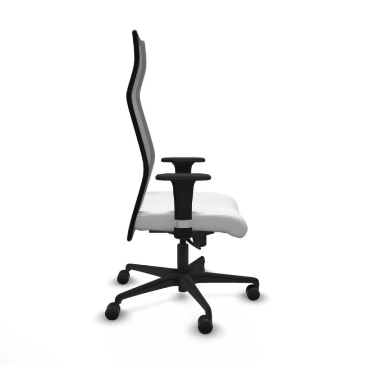 Albacete malla sincro malla negra bali blanco brazos 1D base nailon ruedas 65 mm nailon