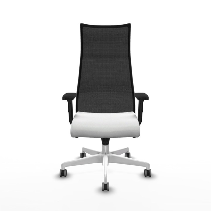 Albacete malla sincro malla negra bali blanco brazos 2D base blanca ruedas 65mm engomadas