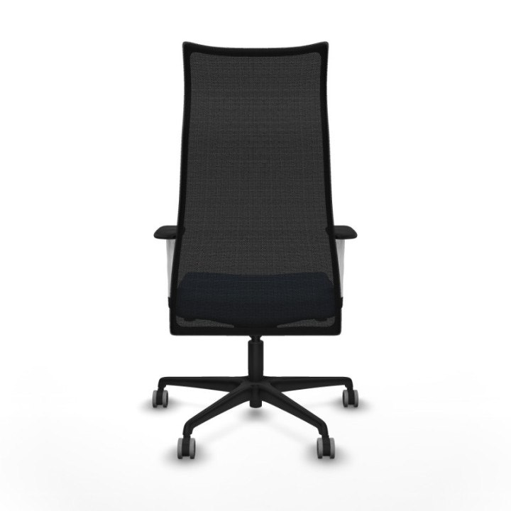 Albacete malla sincro malla negra bali azul cielo brazos blancos base nailon ruedas 65mm engomadas