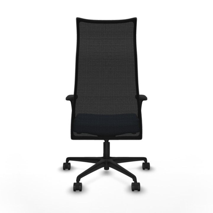 Albacete malla sincro malla negra bali azul cielo brazos 1D base nailon ruedas 65 mm nailon