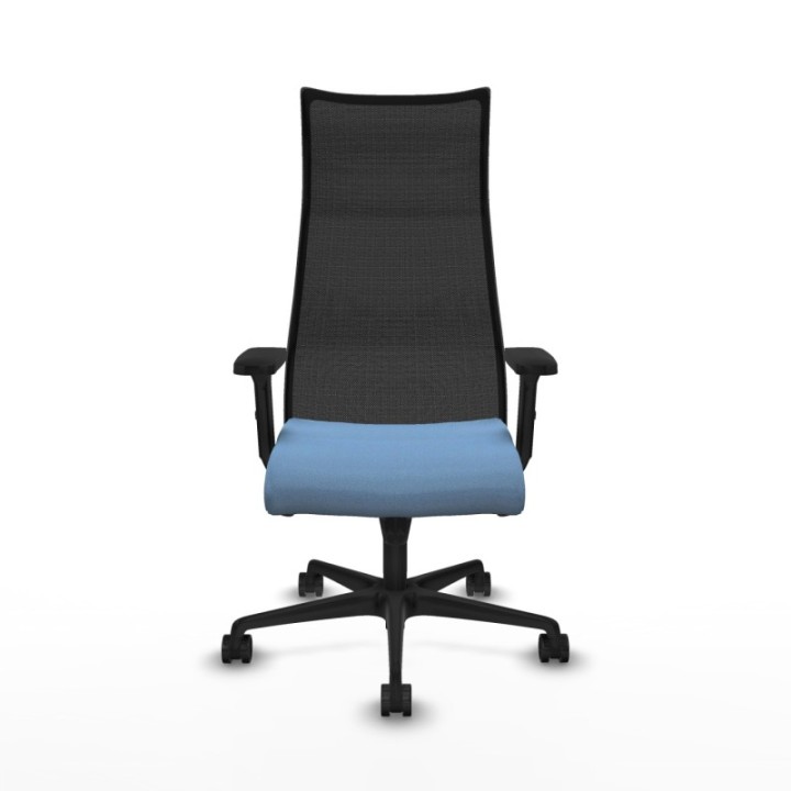 Albacete malla sincro malla negra bali azul cielo brazos 2D base nailon ruedas 65 mm nailon