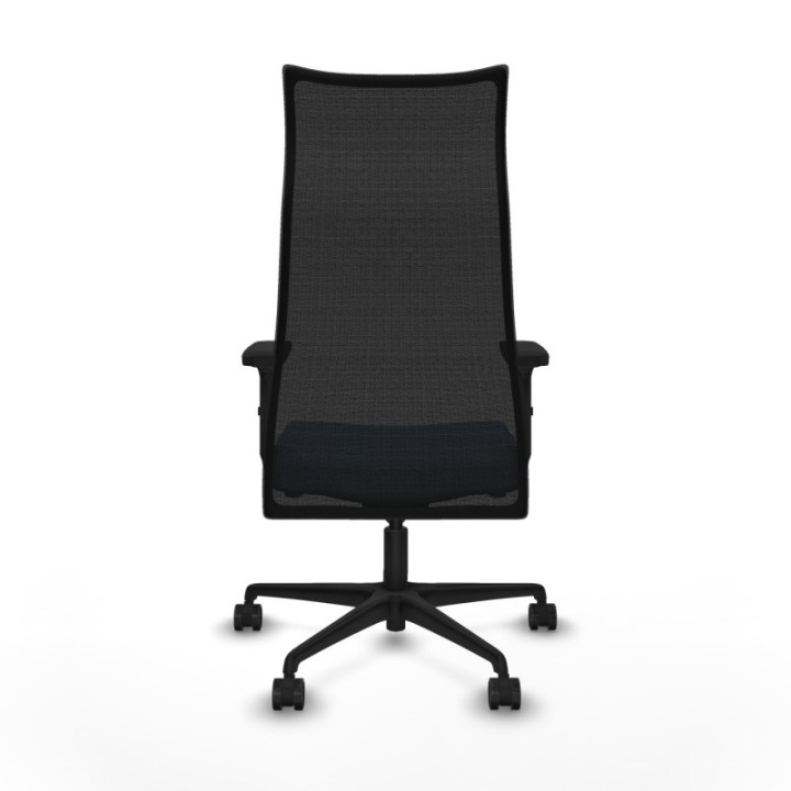 Albacete malla sincro malla negra bali azul cielo brazos 2D base nailon ruedas 65 mm nailon