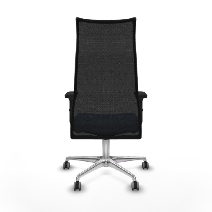 Albacete malla sincro malla negra bali azul cielo brazos 2D base aluminio ruedas 65mm engomadas