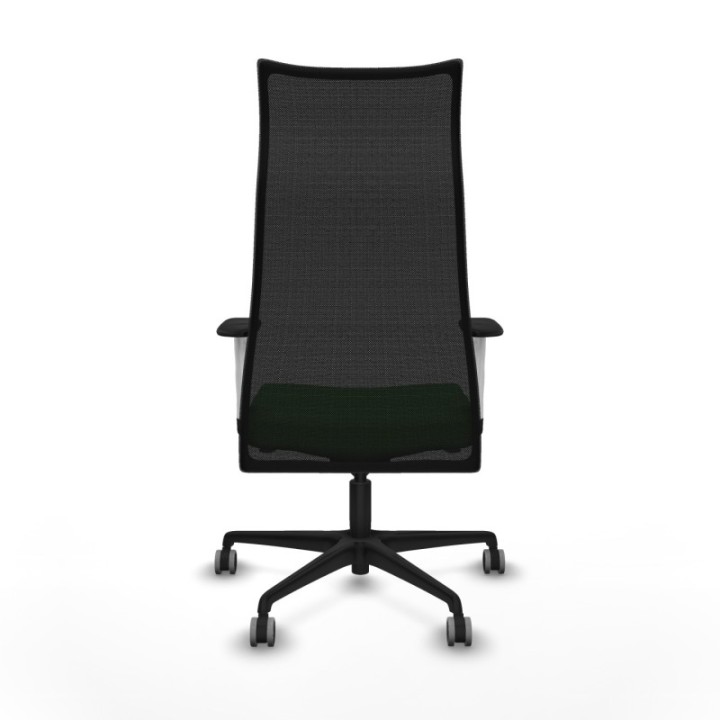 Albacete malla sincro malla negra bali verde brazos blancos base nailon ruedas 65mm engomadas